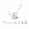 Shop 7 Pipe Twisty Glass Mini Bong in australian