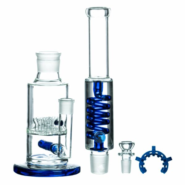 Shop CaliConnected 18” Big Sprinkler Glycerin Coil Bong in australian