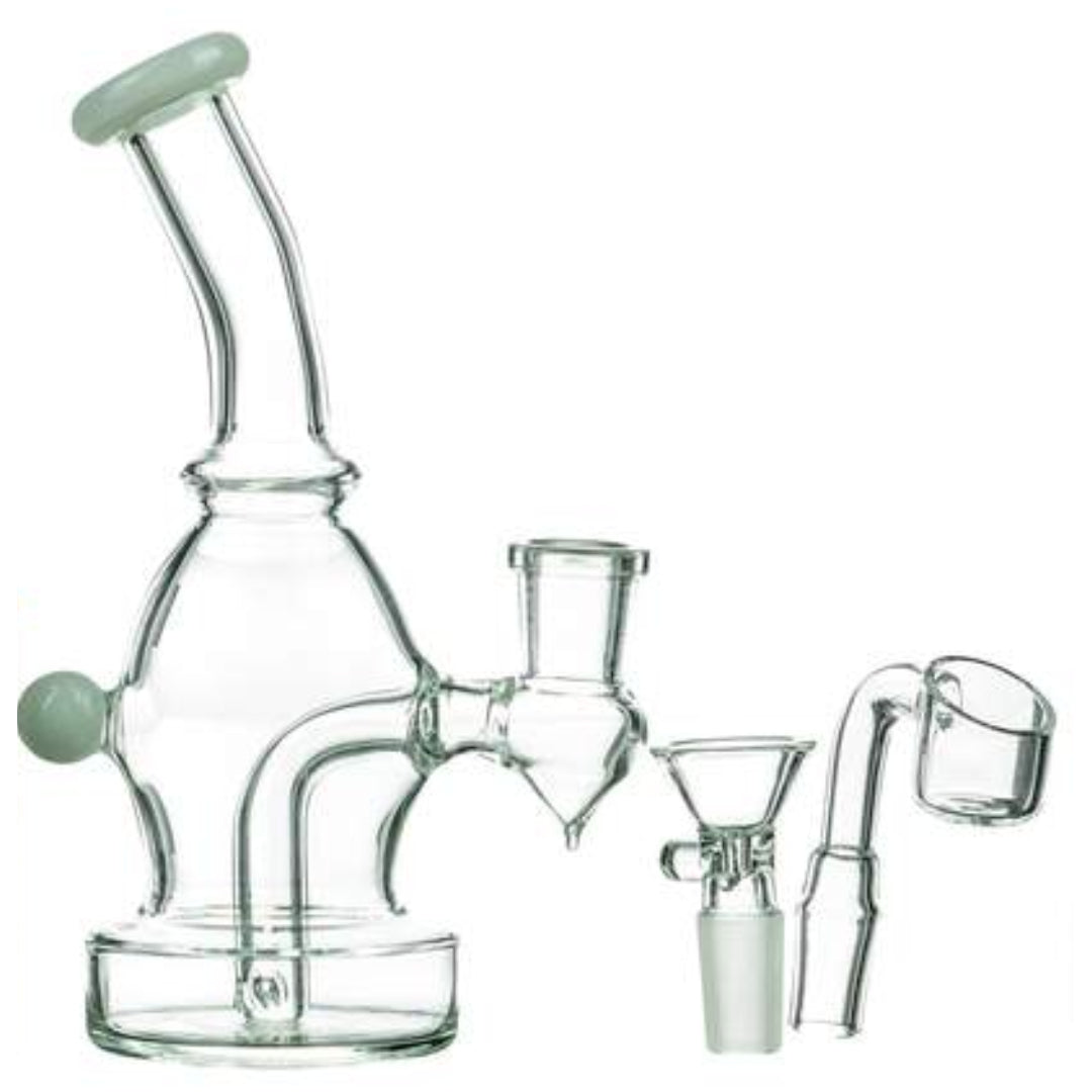 Shop CaliConnected 6.5β Curved Body Dab Rig πΏπ― in australian