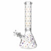 Shop CaliConnected 14” Floral Diamond Beaker Bong in australian
