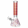 Shop CaliConnected 14” Floral Diamond Beaker Bong in australian