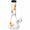 Shop CaliConnected 10” Pot Leaf Beaker Bong in australian