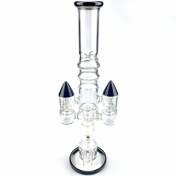 Shop CaliConnected 16” Straight Tube Rocket Ship Bong in australian