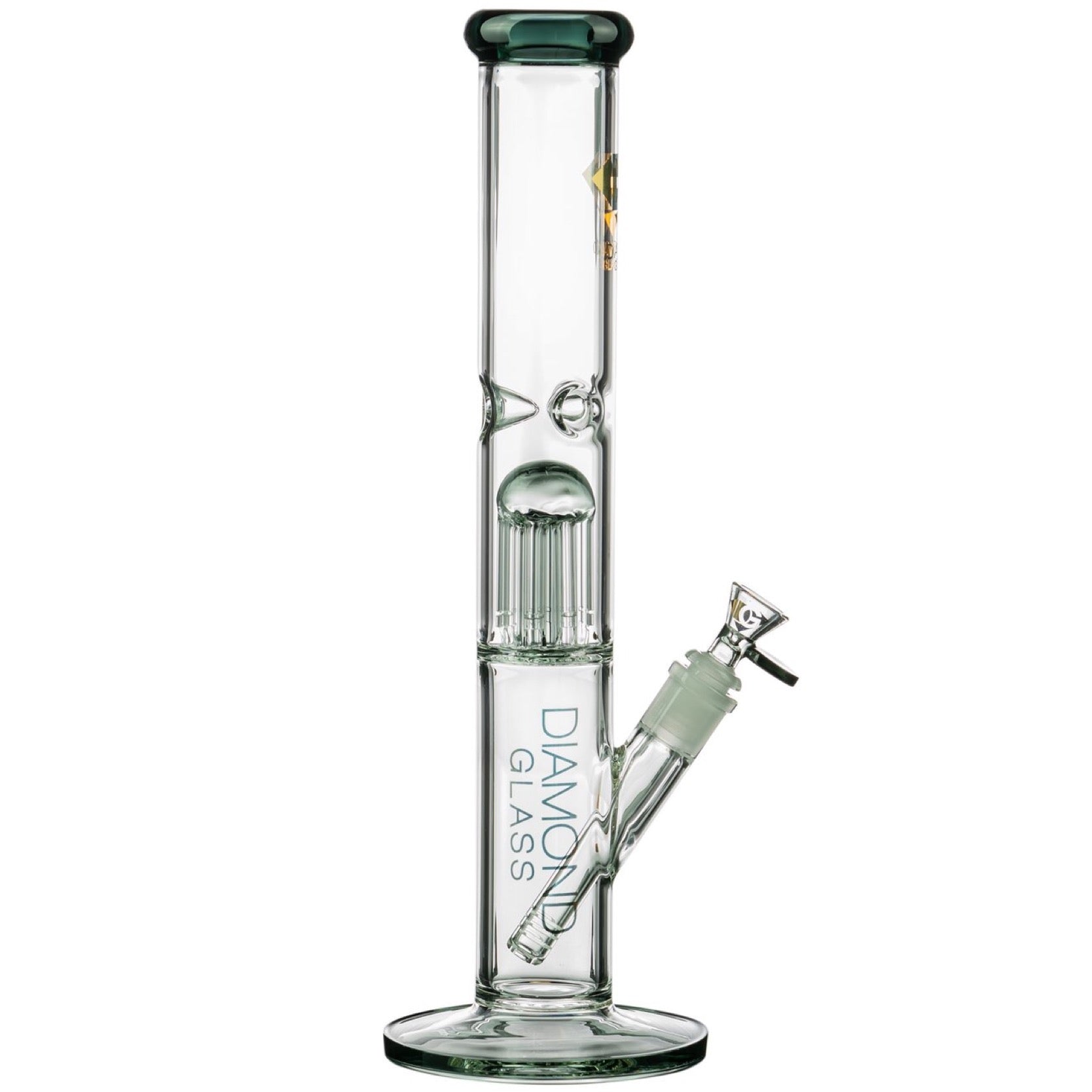 Shop Diamond Glass 13” 8-Arm Tree Perc Straight Tube Bong in australian