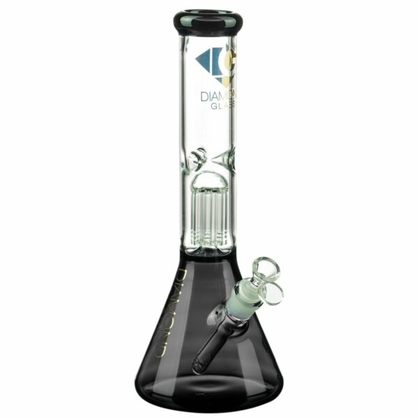 Shop Diamond Glass 13” 8-Arm Tree Perc Beaker Bong in australian