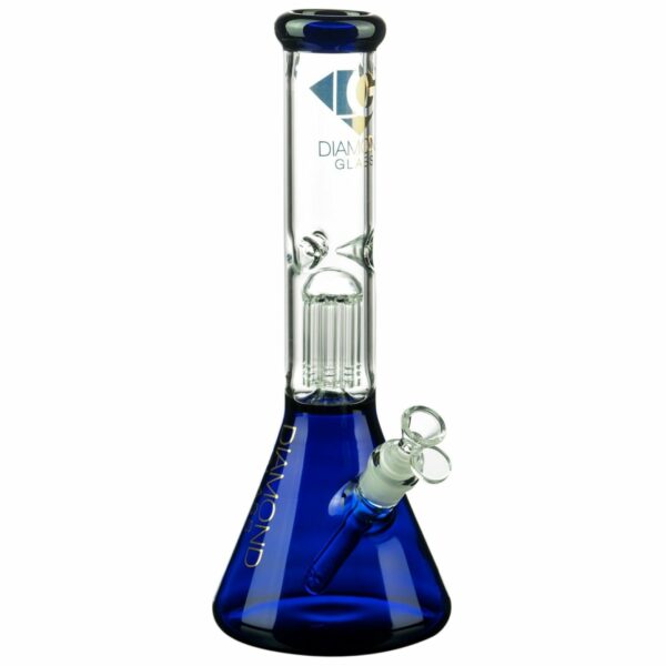 Shop Diamond Glass 13” 8-Arm Tree Perc Beaker Bong in australian