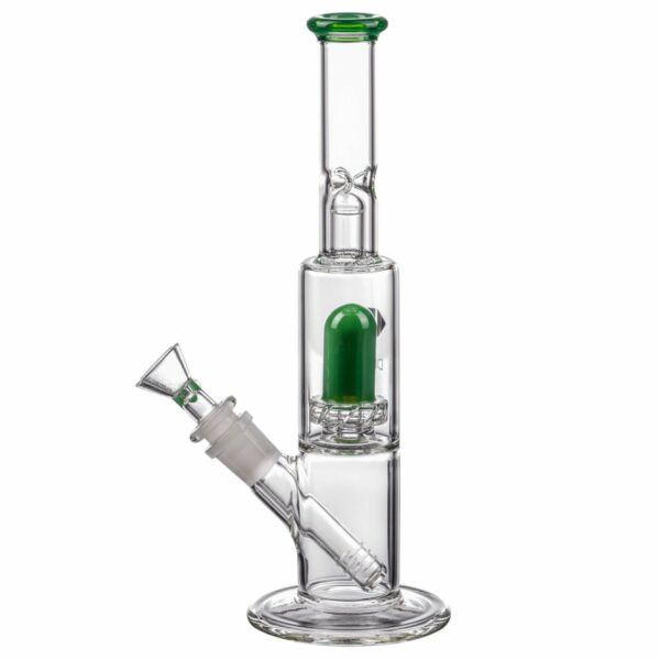 Shop Diamond Glass 10” Skinny Neck UFO Straight Tube Bong in australian
