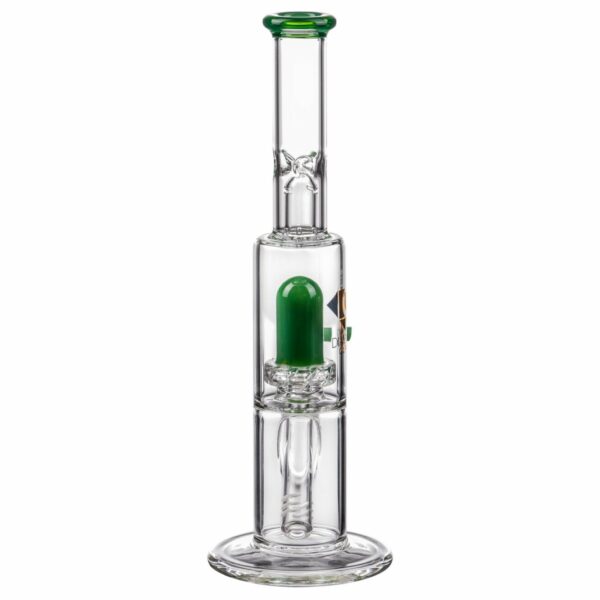 Shop Diamond Glass 10” Skinny Neck UFO Straight Tube Bong in australian
