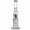 Shop Diamond Glass 10” Skinny Neck UFO Straight Tube Bong in australian