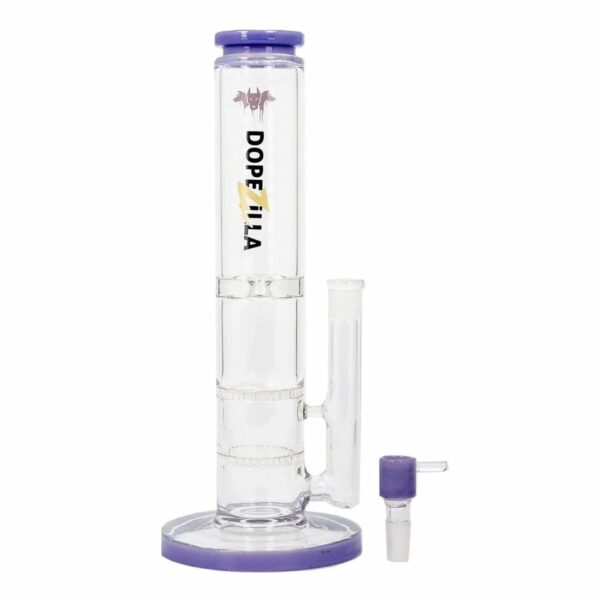Shop Dopezilla 12” Cerberus Straight Tube Bong in australian