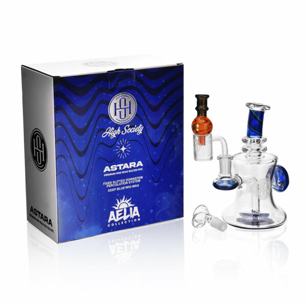 Shop High Society 7.5" Astara Premium Wig Wag Concentrate Rig in australian
