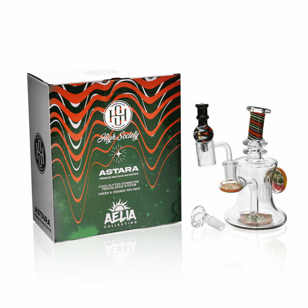 Shop High Society 7.5" Astara Premium Wig Wag Concentrate Rig in australian