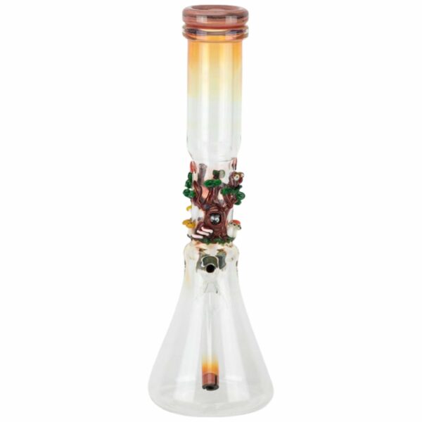 Shop Empire Glassworks 14” Hootie’s Forest Beaker Bong 🦉 in australian
