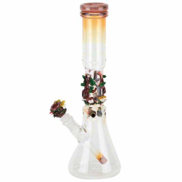 Shop Empire Glassworks 14” Hootie’s Forest Beaker Bong 🦉 in australian