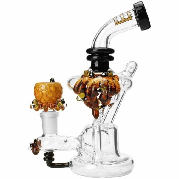 Shop Empire Glassworks Mini Beehive Recycler Bong 🐝 in australian
