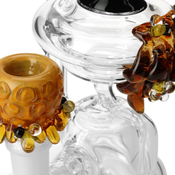 Shop Empire Glassworks Mini Beehive Recycler Bong 🐝 in australian
