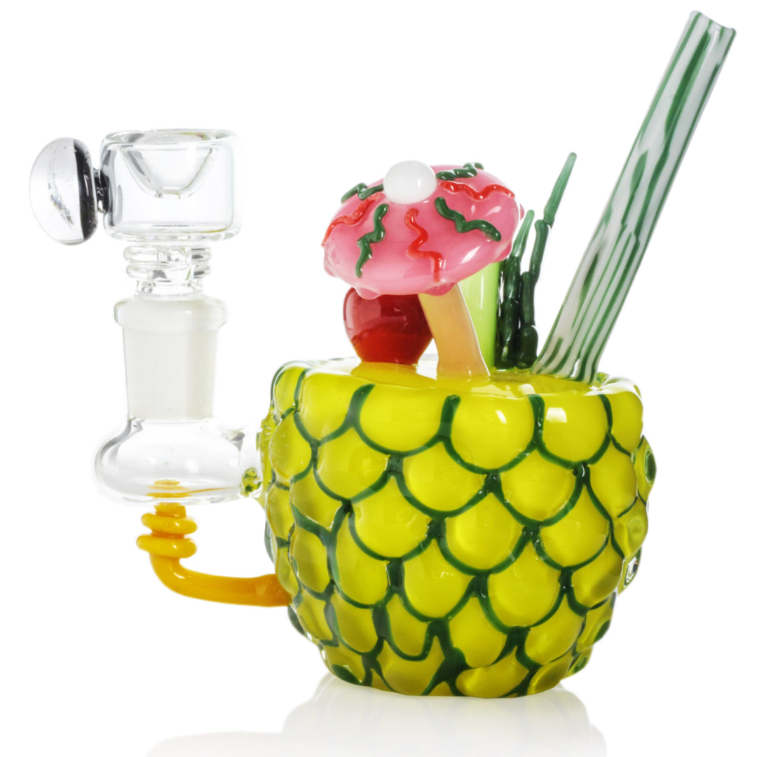 Shop Empire Glassworks “Pineapple Paradise” Mini Bong 🌴🍍 in australian