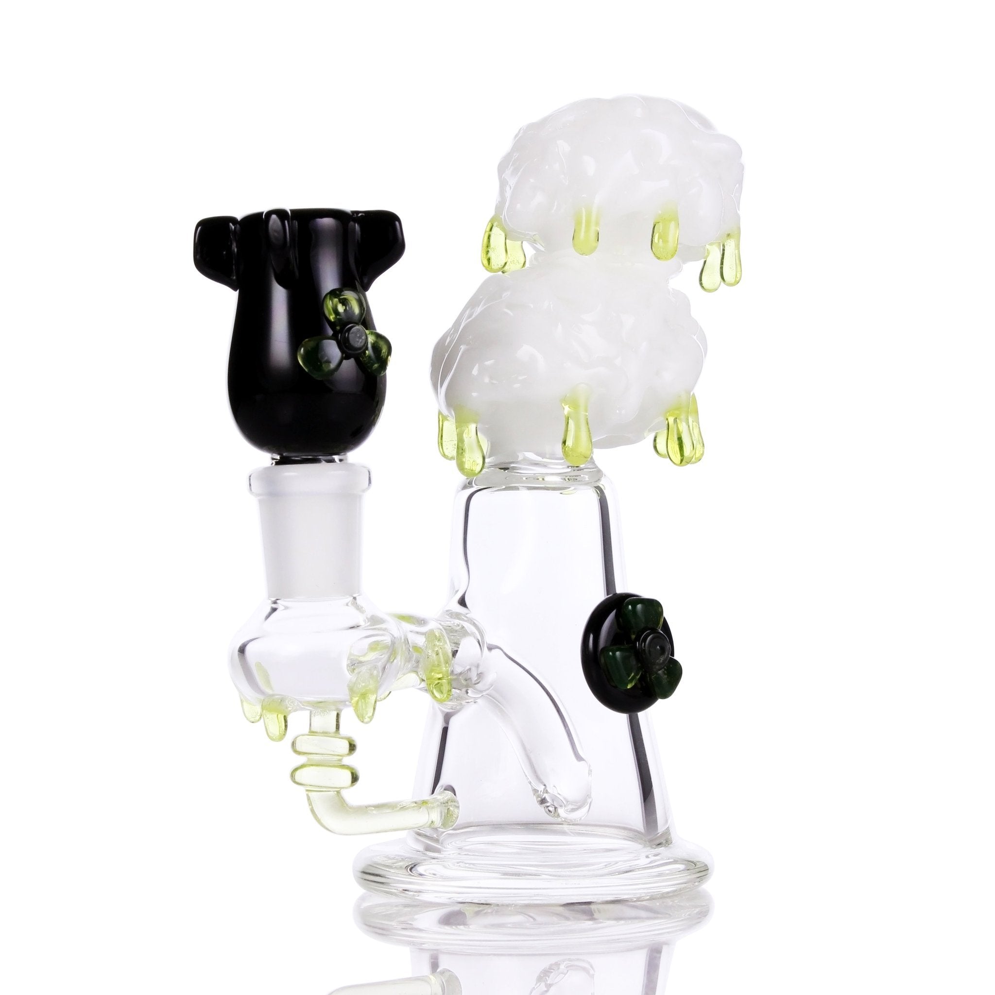 Shop Empire Glassworks 6” Radioactive Cloud Bong w. Nuke Bowl in australian