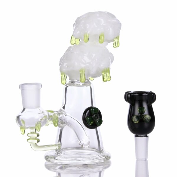 Shop Empire Glassworks 6” Radioactive Cloud Bong w. Nuke Bowl in australian