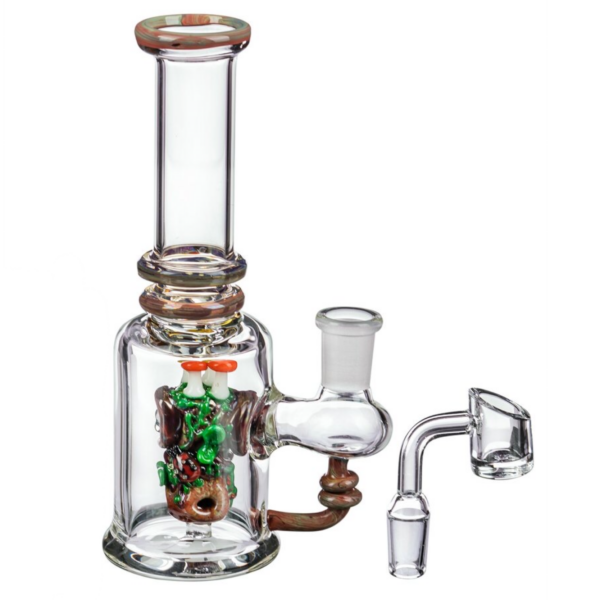 Shop Empire Glassworks “Renew the Redwoods” UV Mini Beaker Bong 🌲 in australian