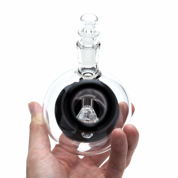 Shop Grav® 8” Bubble Base Beaker Bong - Black in australian