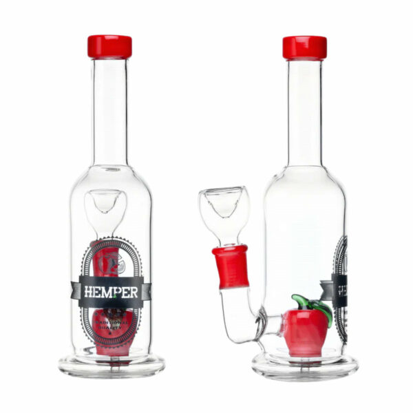 Shop Hemper 7” Apple in a Bottle Mini Bong 🍎 in australian
