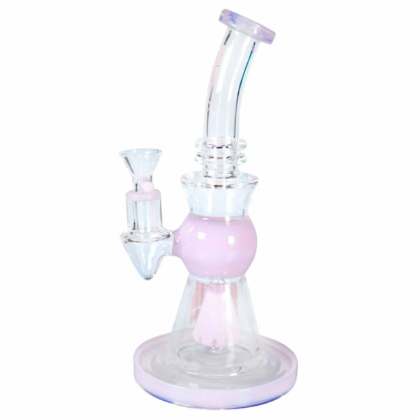 Shop Icon Glass 9.5” Pyramid Cone Perc Rig 🌿🍯 in australian