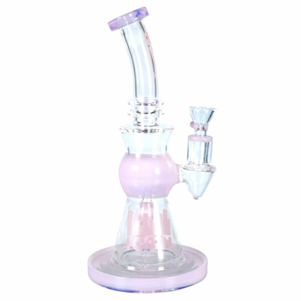 Shop Icon Glass 9.5” Pyramid Cone Perc Rig 🌿🍯 in australian