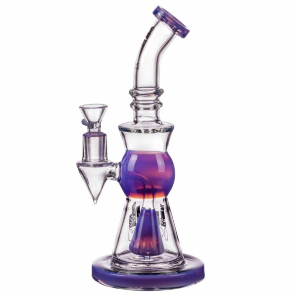 Shop Icon Glass 9.5” Pyramid Cone Perc Rig 🌿🍯 in australian
