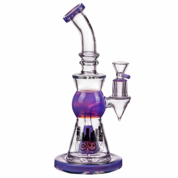 Shop Icon Glass 9.5” Pyramid Cone Perc Rig 🌿🍯 in australian