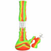 Shop Indestructible 14” Silicone Bong w. Glass Tree Perc & Bubbler Ashcatcher in australian