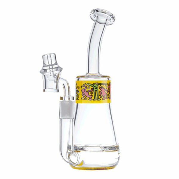 Shop K. Haring 9.5” Glass Dab Rig in australian