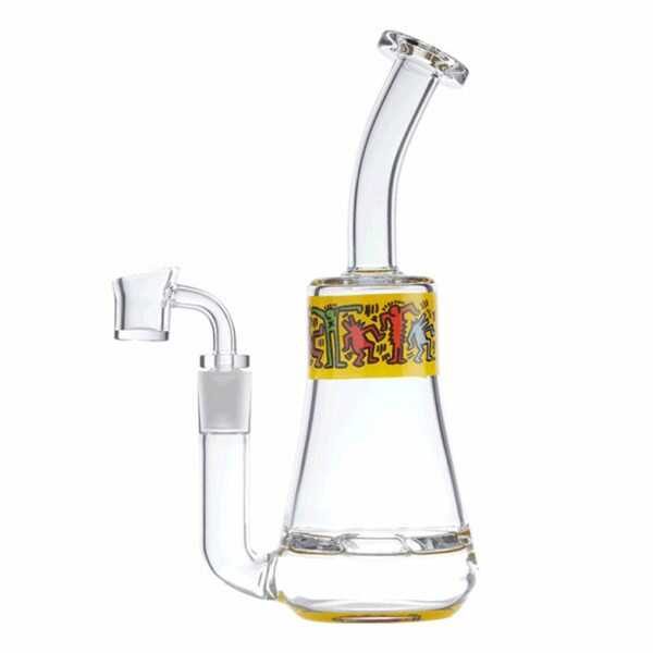 Shop K. Haring 9.5” Glass Dab Rig in australian