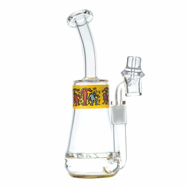 Shop K. Haring 9.5” Glass Dab Rig in australian