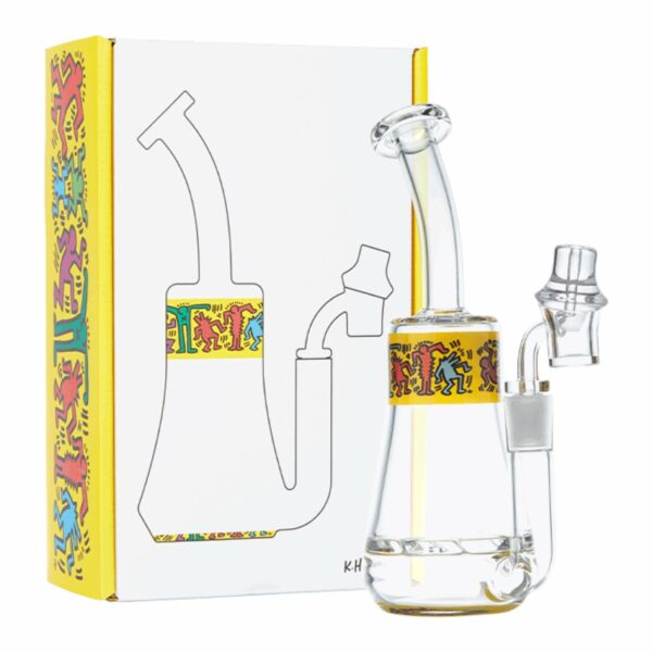 Shop K. Haring 9.5” Glass Dab Rig in australian