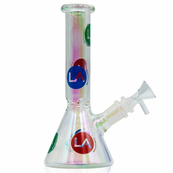 Shop LA Pipes 9” Champagne Disco Beaker Bong 🌿🍯 in australian