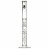 Shop LA Pipes 20” 5mm Thick Double Showerhead Straight Tube Bong in australian