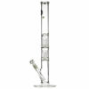 Shop LA Pipes 20” 5mm Thick Double Showerhead Straight Tube Bong in australian
