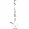 Shop LA Pipes 26” 5mm Thick Triple Showerhead Perc Beaker Bong in australian