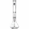 Shop LA Pipes 16” 5mm Thick Showerhead Perc Beaker Bong in australian