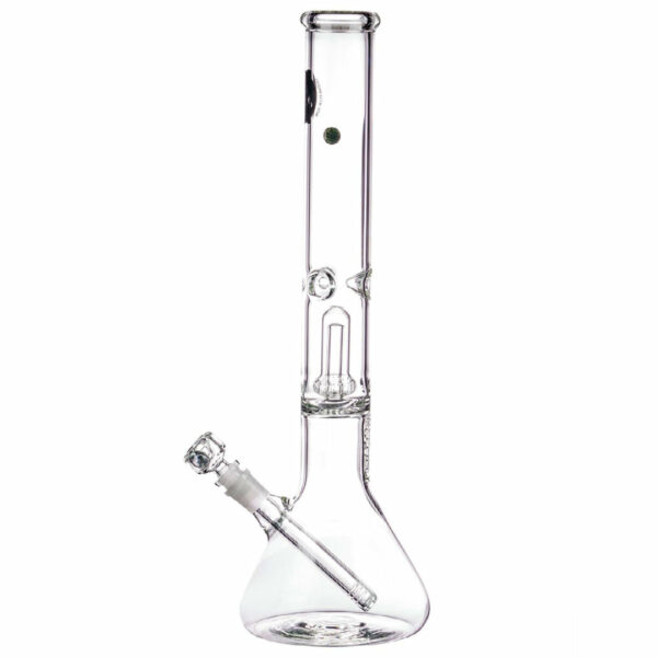Shop LA Pipes 16” 5mm Thick Showerhead Perc Beaker Bong in australian