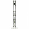 Shop LA Pipes 20” 5mm Thick Double Showerhead Straight Tube Bong in australian