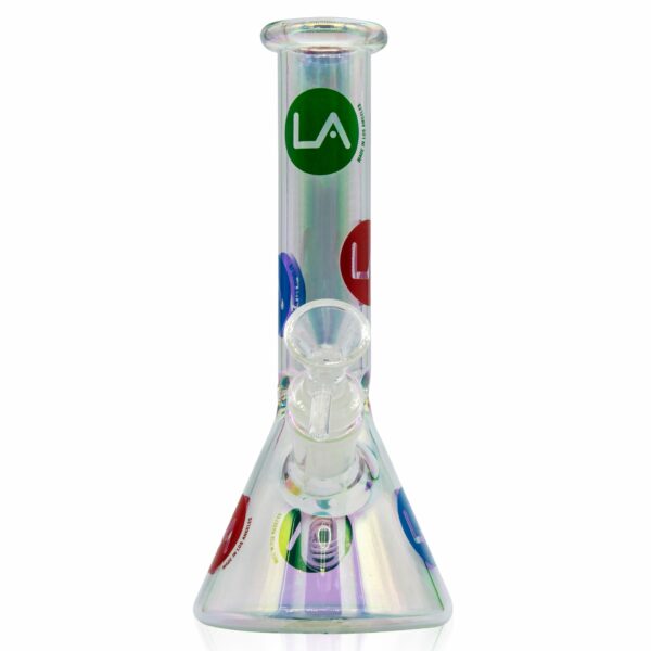 Shop LA Pipes 9” Champagne Disco Beaker Bong 🌿🍯 in australian