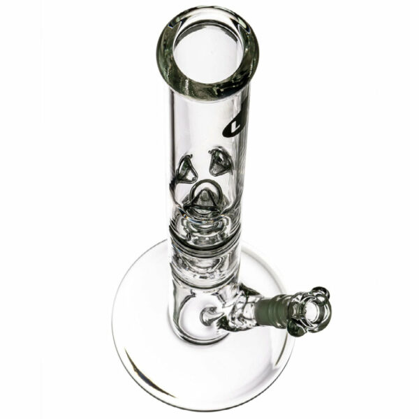 Shop LA Pipes 20” 5mm Thick Double Showerhead Straight Tube Bong in australian