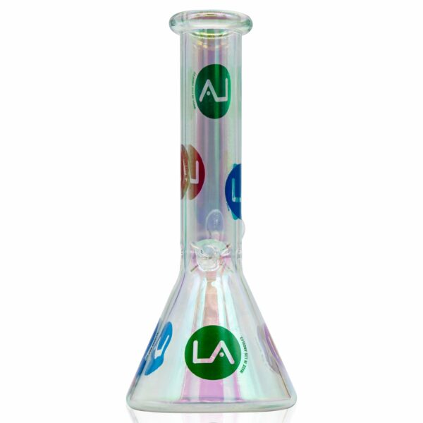 Shop LA Pipes 9” Champagne Disco Beaker Bong 🌿🍯 in australian