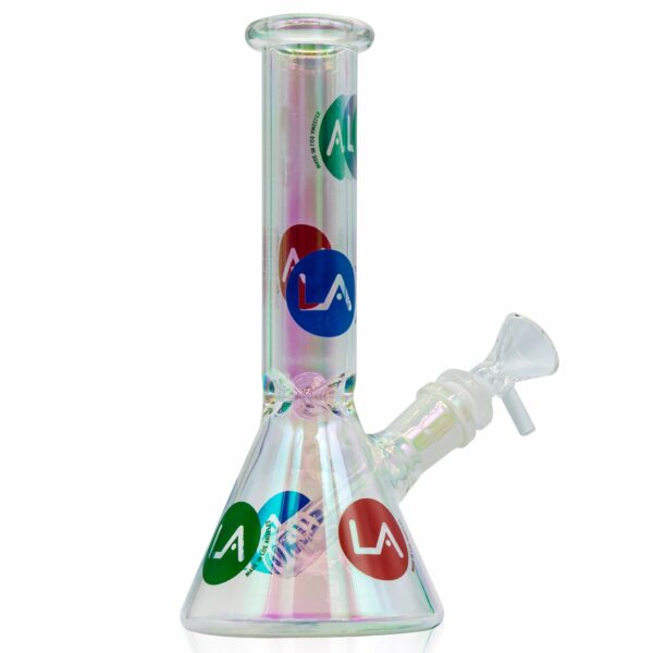 Shop LA Pipes 9” Champagne Disco Beaker Bong 🌿🍯 in australian