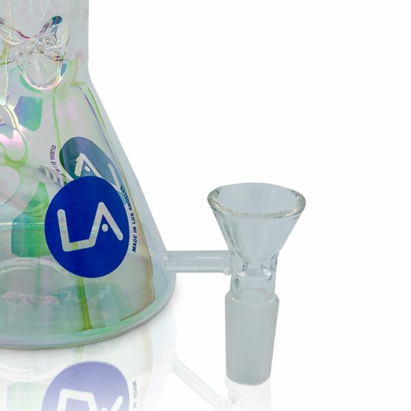 Shop LA Pipes 9” Champagne Disco Beaker Bong 🌿🍯 in australian