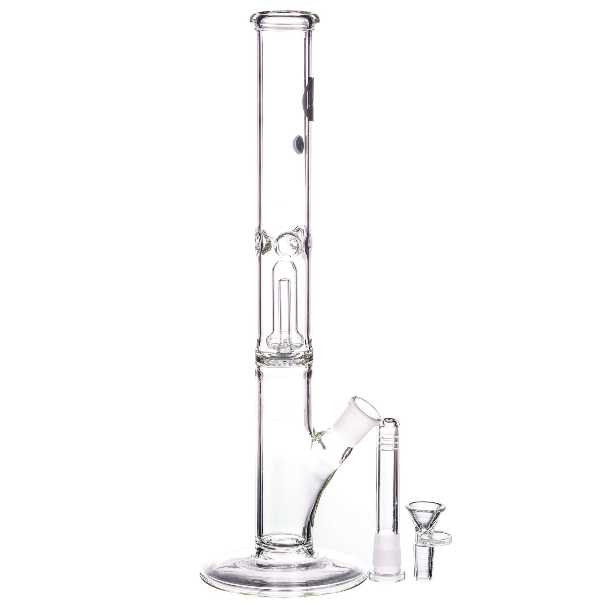 Shop LA Pipes 12” Single Showerhead Perc Straight Tube Bong in australian