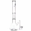 Shop LA Pipes 16” 5mm Thick Showerhead Perc Beaker Bong in australian