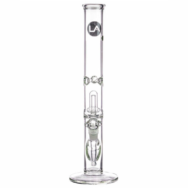 Shop LA Pipes 16” 5mm Thick Showerhead Straight Tube Bong in australian